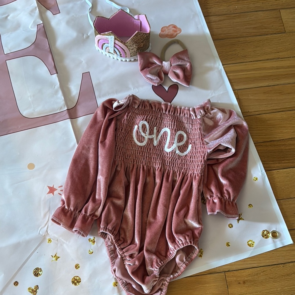 Pink and Gold Baby Photo Backdrop